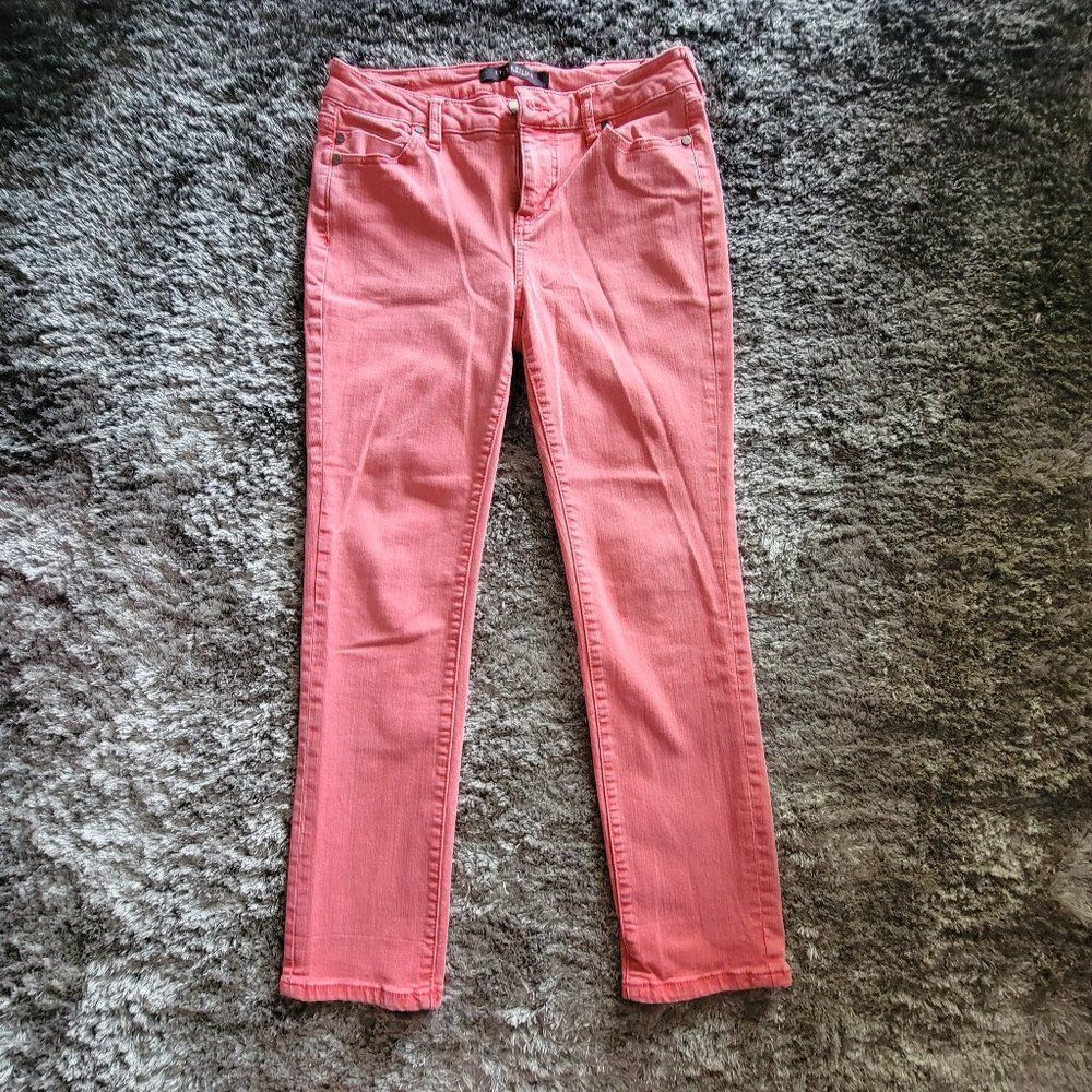 Women's Liverpool Coral Pink Skinny Jeans Size 4